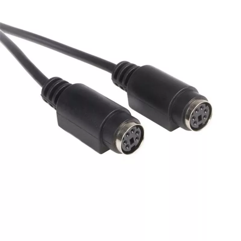 StarTech.com USB į PS/2 adapteris - klaviatūra ir pelė, 0,435 m, juoda, 1 - USB A, 2 - DIN 6, 46 g, 142 mm, 175 mm