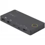 StarTech.com 2 prievadų hibridinis USB-A + HDMI ir USB-C KVM jungiklis - vienas 4K 60Hz HDMI 2.0 monitorius - kompaktiškas stalinio ir/ar nešiojamojo kompiuterio HDMI KVM jungiklis - maitinamas per USB magistralę - suderinamas su Thunderbolt 3