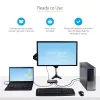 StarTech.com 2 prievadų hibridinis USB-A + HDMI ir USB-C KVM jungiklis - vienas 4K 60Hz HDMI 2.0 monitorius - kompaktiškas stalinio ir/ar nešiojamojo kompiuterio HDMI KVM jungiklis - maitinamas per USB magistralę - suderinamas su Thunderbolt 3