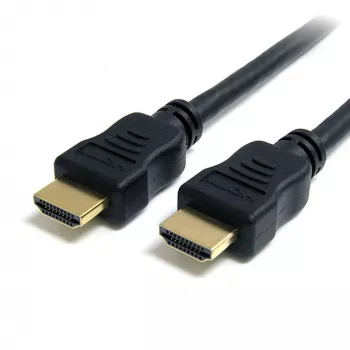 StarTech.com 3 m HDMI kabelis – 4K didelės spartos HDMI kabelis su eternetu – 4K 30Hz UHD HDMI laidas – 10,2 Gbps pralaidumas – HDMI 1.4 vaizdo / ekrano kabelis M/M 28AWG – HDCP 1.4 – juodas