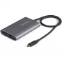 StarTech.com Thunderbolt į dviejų DisplayPort adapteris DP 1.4, du 4K 60Hz arba vienas 8K/5K Thunderbolt į DP keitiklis, 2x DisplayPort monitoriaus vaizdo adapteris - Mac ir Windows
