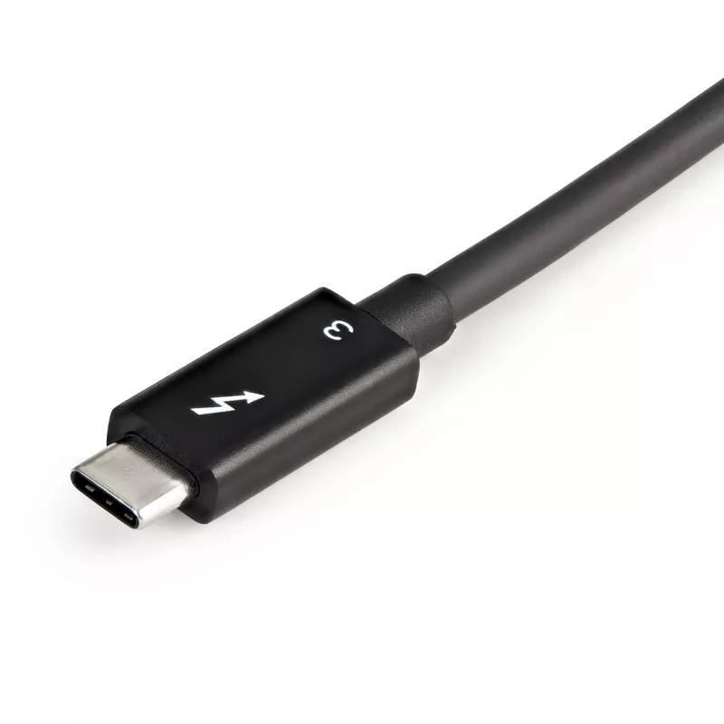 StarTech.com Thunderbolt į dviejų DisplayPort adapteris DP 1.4, du 4K 60Hz arba vienas 8K/5K Thunderbolt į DP keitiklis, 2x DisplayPort monitoriaus vaizdo adapteris - Mac ir Windows