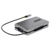 StarTech.com USB-C dviejų monitorių daugiafunkcis adapteris iki 4K 60Hz USB-C DP alternatyvaus režimo vaizdo išvestis ir HDMI 2.0 arba 1080p VGA, 100W PD pralaidinis maitinimas, USB Type-C mini dokas, USB-C prijungimo stotelė, MST šakotuvas
