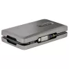 StarTech.com USB-C dviejų monitorių daugiafunkcis adapteris iki 4K 60Hz USB-C DP alternatyvaus režimo vaizdo išvestis ir HDMI 2.0 arba 1080p VGA, 100W PD pralaidinis maitinimas, USB Type-C mini dokas, USB-C prijungimo stotelė, MST šakotuvas
