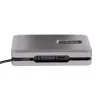 StarTech.com USB-C dviejų monitorių daugiafunkcis adapteris iki 4K 60Hz USB-C DP alternatyvaus režimo vaizdo išvestis ir HDMI 2.0 arba 1080p VGA, 100W PD pralaidinis maitinimas, USB Type-C mini dokas, USB-C prijungimo stotelė, MST šakotuvas