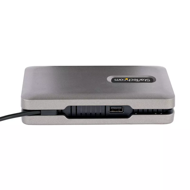 StarTech.com USB-C dviejų monitorių daugiafunkcis adapteris iki 4K 60Hz USB-C DP alternatyvaus režimo vaizdo išvestis ir HDMI 2.0 arba 1080p VGA, 100W PD pralaidinis maitinimas, USB Type-C mini dokas, USB-C prijungimo stotelė, MST šakotuvas