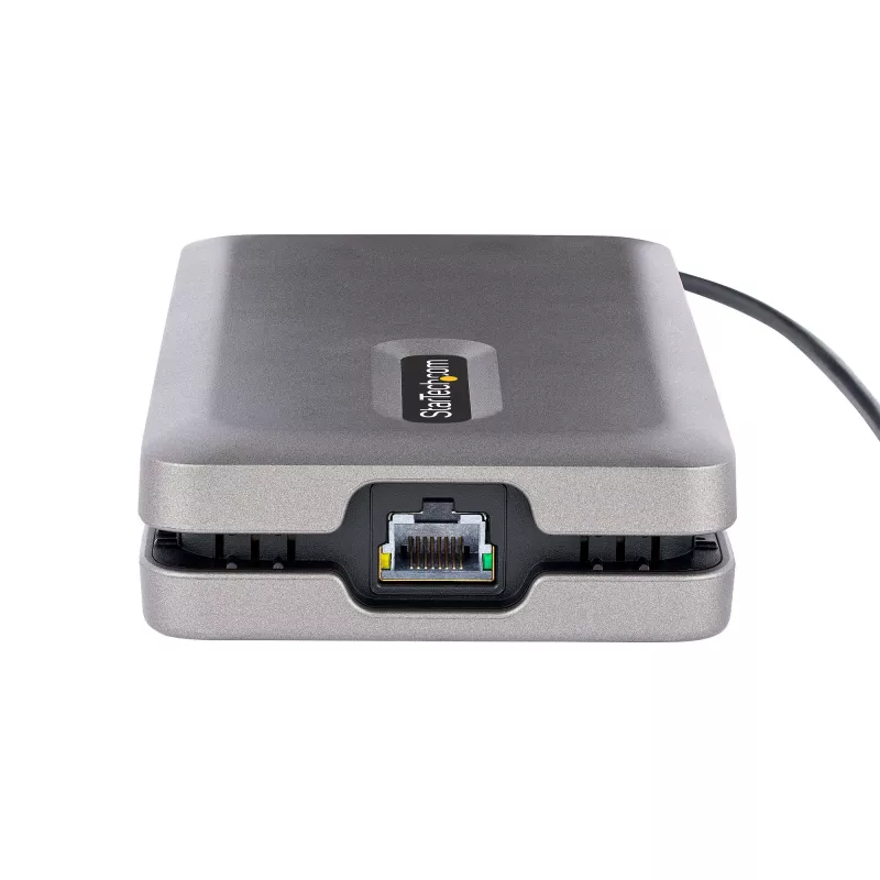 StarTech.com USB-C dviejų monitorių daugiafunkcis adapteris iki 4K 60Hz USB-C DP alternatyvaus režimo vaizdo išvestis ir HDMI 2.0 arba 1080p VGA, 100W PD pralaidinis maitinimas, USB Type-C mini dokas, USB-C prijungimo stotelė, MST šakotuvas