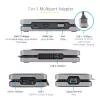 StarTech.com USB-C dviejų monitorių daugiafunkcis adapteris iki 4K 60Hz USB-C DP alternatyvaus režimo vaizdo išvestis ir HDMI 2.0 arba 1080p VGA, 100W PD pralaidinis maitinimas, USB Type-C mini dokas, USB-C prijungimo stotelė, MST šakotuvas