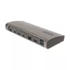StarTech.com Thunderbolt 4 dokas, 96W maitinimo tiekimas, vienas 8K / dviejų monitorių 4K 60Hz, 3x TB4/USB4 prievadai, 4x USB-A, SD, GbE, Thunderbolt 4 prijungimo stotelė, skirta Windows arba TB3 MacBook, 0,8 m laidas