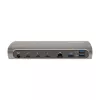 StarTech.com Thunderbolt 4 dokas, 96W maitinimo tiekimas, vienas 8K / dviejų monitorių 4K 60Hz, 3x TB4/USB4 prievadai, 4x USB-A, SD, GbE, Thunderbolt 4 prijungimo stotelė, skirta Windows arba TB3 MacBook, 0,8 m laidas