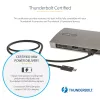 StarTech.com Thunderbolt 4 dokas, 96W maitinimo tiekimas, vienas 8K / dviejų monitorių 4K 60Hz, 3x TB4/USB4 prievadai, 4x USB-A, SD, GbE, Thunderbolt 4 prijungimo stotelė, skirta Windows arba TB3 MacBook, 0,8 m laidas