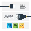 StarTech.com USB-C į Micro-B kabelis - V/V - 0,5 m - USB 3.1 (10 Gbps)