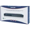 Intellinet 24 prievadų tinklo komutatorius, 24 prievadų (RJ45), montuojamas stove, Gigabit, 4 SFP, Ethernet Web-Smart, 10/100/1000 Mbit