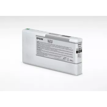 Epson T9137 Light Juoda rašalo kasetė (200 ml), standartinės talpos, šviesiai juoda, pigmentinis rašalas, 200 ml, 1 vnt.