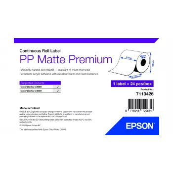 Lipnus spausdintuvo etiketė Epson 7113426 Balta 5,1 cm x 29 m