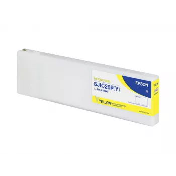 Epson SJIC26P(Y): Rašalo kasetė, skirta ColorWorks C7500 (Geltona)