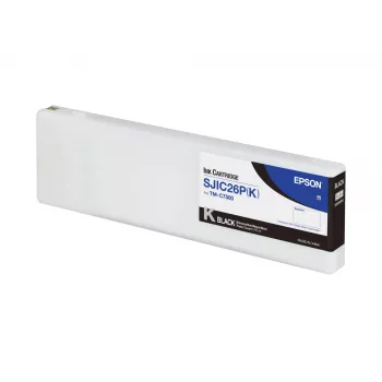 Epson SJIC26P(K): Spausdintuvo kasetė, skirta ColorWorks C7500 (Juoda)