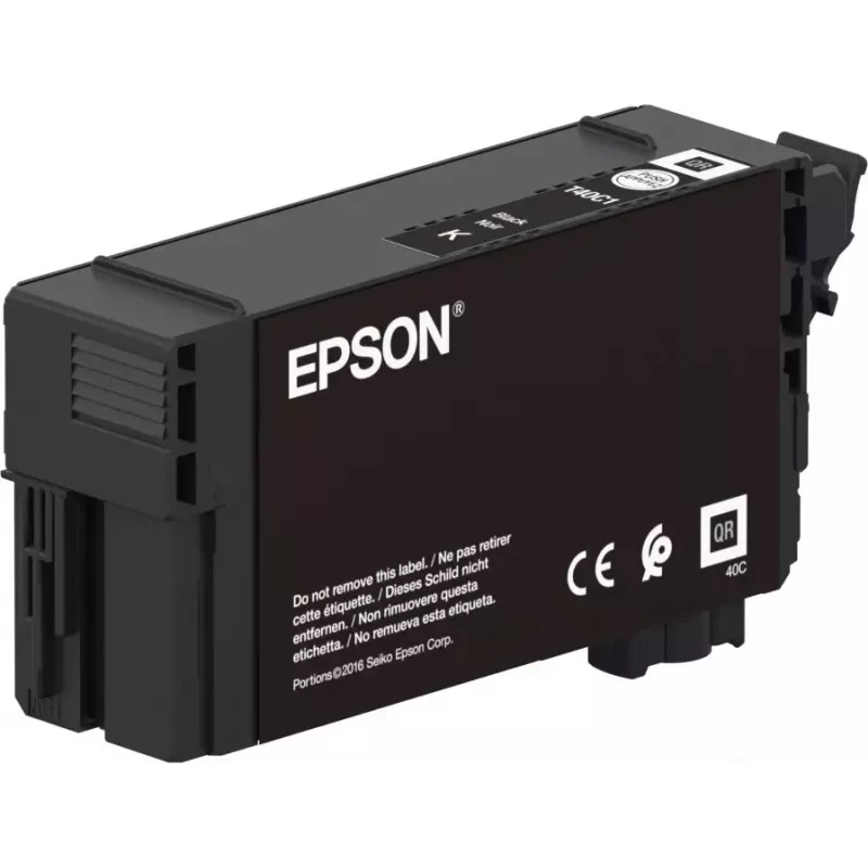 Epson vienkartinis UltraChrome XD2 juodas T40C140 50ml kasetė