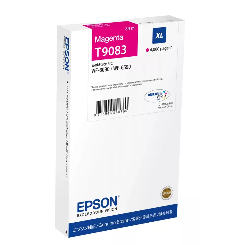 Epson WF-6xxx rašalo kasetė purpurinė XL