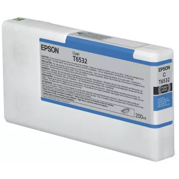 Epson T6532 žydra rašalo kasetė (200 ml), Žydra, 200 ml, 1 vnt.