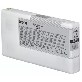 Epson T6539 šviesiai juodas rašalo kasetė (200 ml), Šviesiai juoda, Pigmentinis rašalas, 200 ml, 1 vnt.