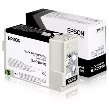 Epson SJIC20P(K) - Rašalo kasetė, skirta TM-C3400BK (juoda)