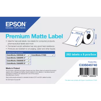 Epson C33S045740 spausdintuvo etiketė Lipnioji spausdintuvo etiketė