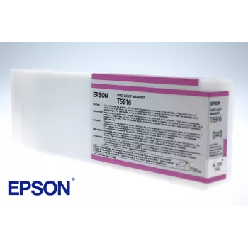 “Epson” viengubas rašalo buteliukas Vivid Light Magenta T591600, šviesiai purpurinė, pigmentinis rašalas, 700 ml, 1 vnt.