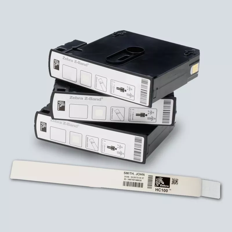 Etiketė Zebra Z-Band Direct balta