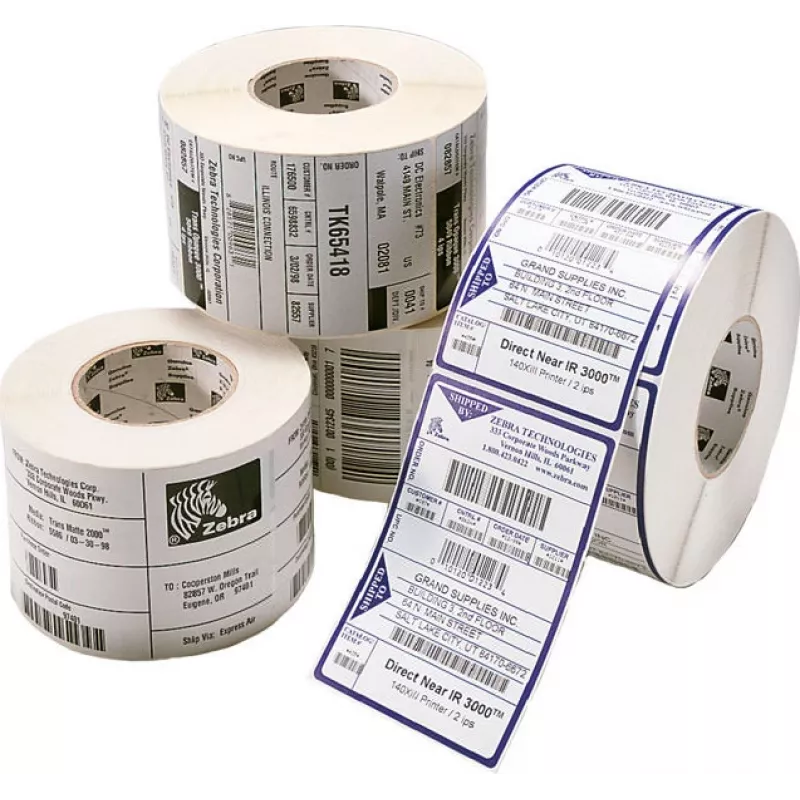 Zebra Z-Select 2000T White lipnus spausdintuvo etiketės lapas