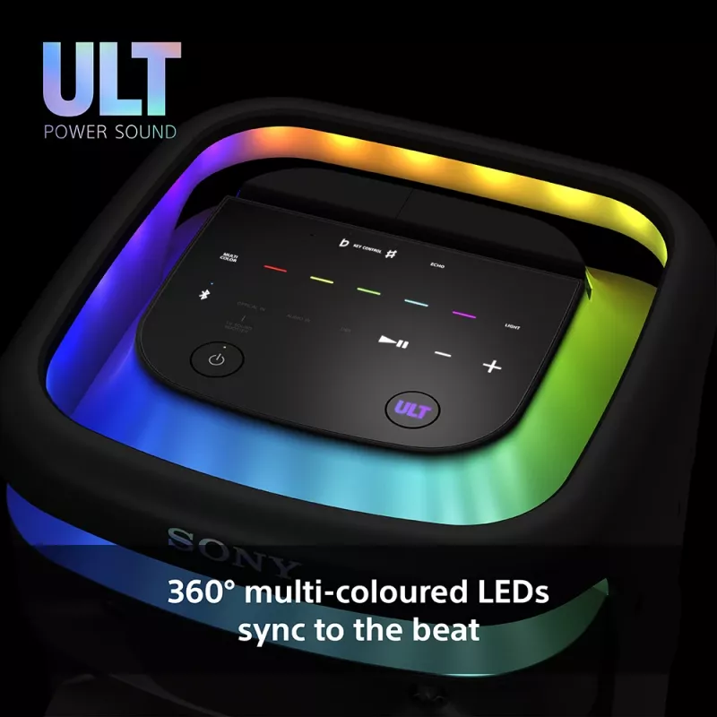 Speaker Sony SRS-ULT1000 ULT TOWER 10 — 139 W, Bluetooth, nešiojamas, juodas