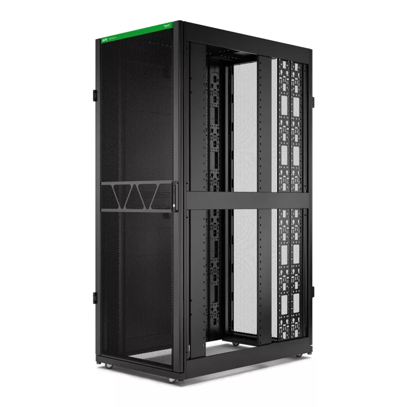 APC Netshelter SX Gen2 AR3350B2 - 42U, 1991h x 750w x 1200d mm, su šoninėmis plokštėmis, juoda
