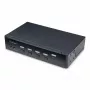 StarTech.com 4 prievadų DisplayPort KVM jungiklis, vienas 4K 60Hz monitorius, 6x USB prievadai, mygtukinis ir karštųjų klavišų perjungimas, DisplayPort 1.2, OS nepriklausomas, TAA atitinkantis
