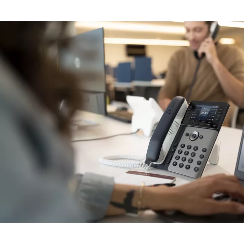 HP Poly Edge E300 IP telefonas su PoE palaikymu, IPS, 320 x 240 pikselių, 4:3, HTTPS, ENERGY STAR, EAC, Federal Communications Commission (FCC), CE