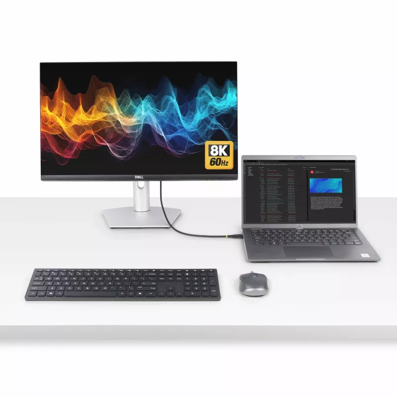 “StarTech.com” 50 cm USB4 laidas, USB-IF sertifikuotas USB-C laidas, 40 Gbps, 240 W maitinimo tiekimas PD 3.1 EPR, 8K 60 Hz, USB-C duomenų perdavimo laidas/viela, suderinamas su Thunderbolt/USB 3.2 prievadais