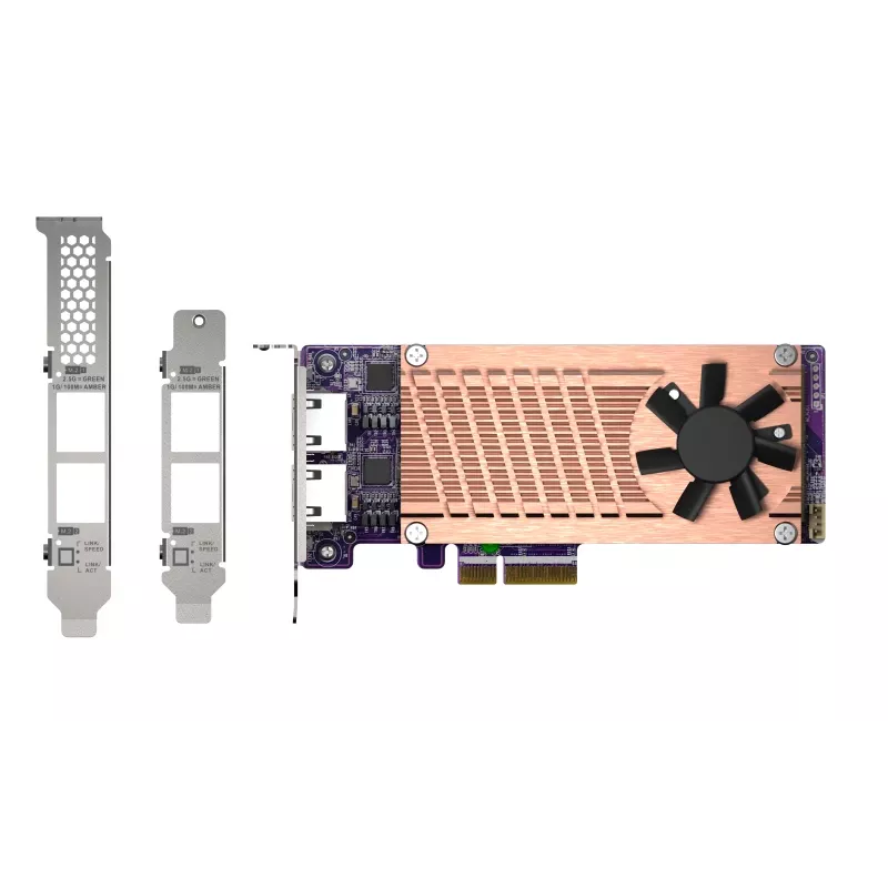QNAP QM2-2P2G2T tinklo plokštė Vidinė Ethernet 2500 Mbit/s