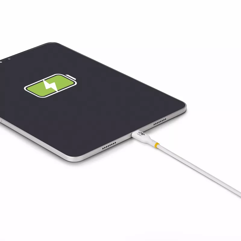 StarTech.com 4 m baltas USB-C įkrovimo laidas, USB-IF sertifikuotas USB C laidas, 240 W PD EPR, USB 2.0 Type-C nešiojamojo kompiuterio įkroviklio laidas, USB-C duomenų perdavimo laidas, TPE apvalkalas
