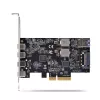 StarTech.com 5 prievadų USB PCIe kortelė, USB 3.2 10 Gbps, PCI Express kortelė su 4x USB-C prievadais, 1x USB-A vidiniu prievadu, USB PCIe valdiklio kortelė, Windows/macOS/Linux
