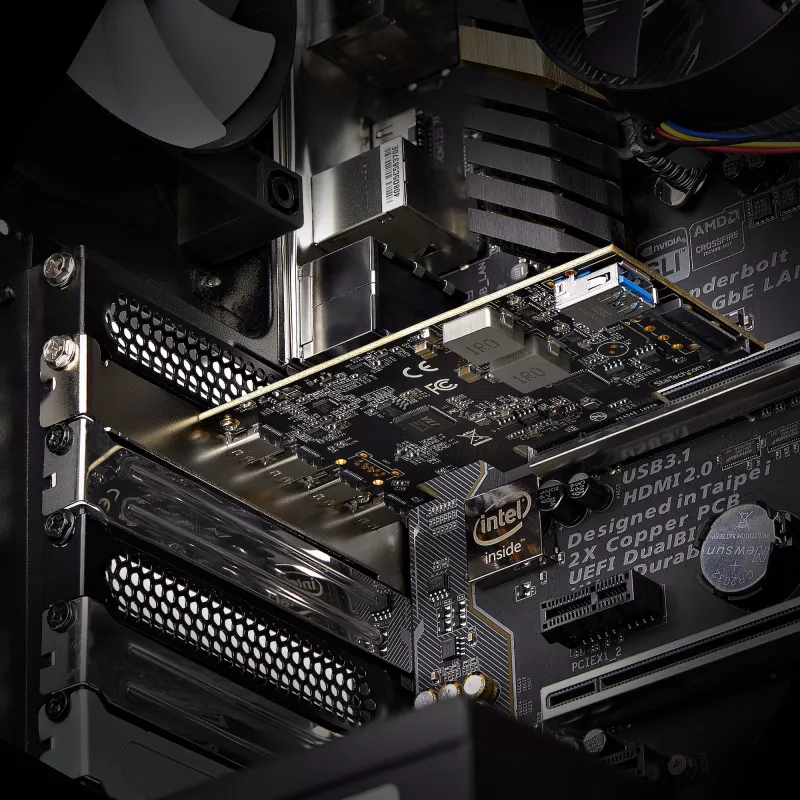 StarTech.com 5 prievadų USB PCIe kortelė, USB 3.2 10 Gbps, PCI Express kortelė su 4x USB-C prievadais, 1x USB-A vidiniu prievadu, USB PCIe valdiklio kortelė, Windows/macOS/Linux
