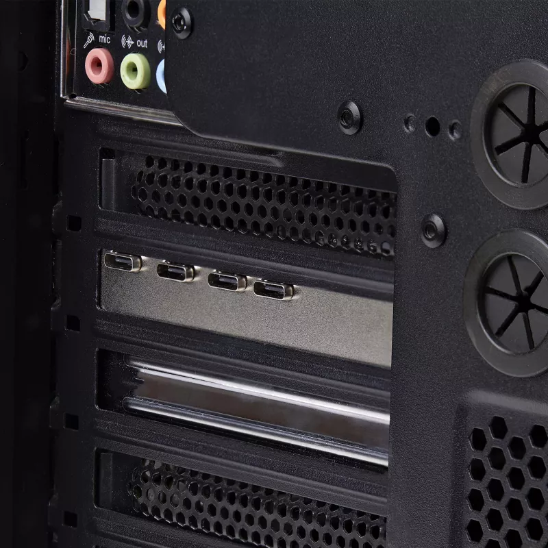 StarTech.com 5 prievadų USB PCIe kortelė, USB 3.2 10 Gbps, PCI Express kortelė su 4x USB-C prievadais, 1x USB-A vidiniu prievadu, USB PCIe valdiklio kortelė, Windows/macOS/Linux