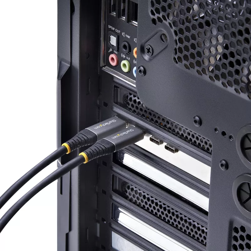 StarTech.com 5 prievadų USB PCIe kortelė, USB 3.2 10 Gbps, PCI Express kortelė su 4x USB-C prievadais, 1x USB-A vidiniu prievadu, USB PCIe valdiklio kortelė, Windows/macOS/Linux