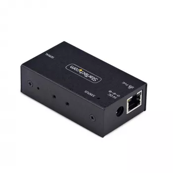 StarTech.com 1 prievado nuoseklioji sąsaja į eternetą adapteris, 802.3af PoE IP nuosekliųjų įrenginių serveris nuotoliniams RS232 įrenginiams, montuojamas ant sienos/DIN bėgelio, RJ45 LAN į DB9 nuoseklusis keitiklis, TAA