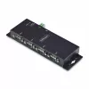 StarTech.com 4 prievadų nuosekliojo ryšio–Ethernet adapteris, IP nuosekliųjų įrenginių serveris nuotoliniams RS232 įrenginiams, montuojamas ant sienos / DIN bėgelio, metalinis korpusas, RJ45 LAN–DB9 nuosekliojo ryšio keitiklis