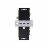 StarTech.com 4 prievadų nuosekliojo ryšio–Ethernet adapteris, IP nuosekliųjų įrenginių serveris nuotoliniams RS232 įrenginiams, montuojamas ant sienos / DIN bėgelio, metalinis korpusas, RJ45 LAN–DB9 nuosekliojo ryšio keitiklis