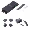 StarTech.com 4 prievadų nuosekliojo ryšio–Ethernet adapteris, IP nuosekliųjų įrenginių serveris nuotoliniams RS232 įrenginiams, montuojamas ant sienos / DIN bėgelio, metalinis korpusas, RJ45 LAN–DB9 nuosekliojo ryšio keitiklis
