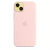 Silicone Case Cover Apple iPhone 14 Plus MagSafe Chalk Pink