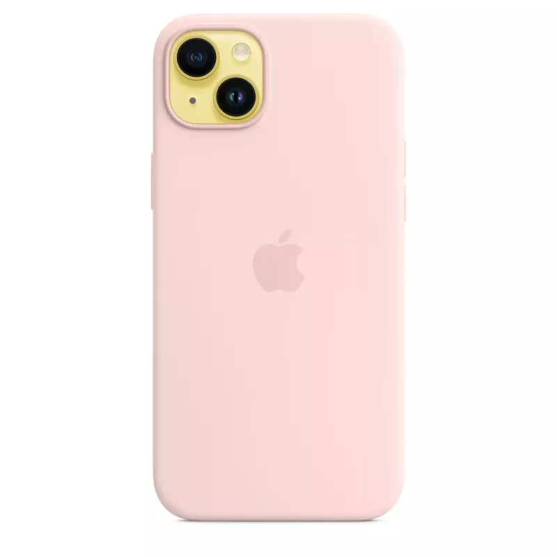 Silicone Case Cover Apple iPhone 14 Plus MagSafe Chalk Pink