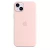 Silicone Case Cover Apple iPhone 14 Plus MagSafe Chalk Pink
