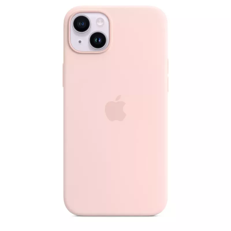 Silicone Case Cover Apple iPhone 14 Plus MagSafe Chalk Pink