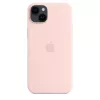 Silicone Case Cover Apple iPhone 14 Plus MagSafe Chalk Pink